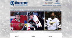 Desktop Screenshot of keanehockeyclassic.com